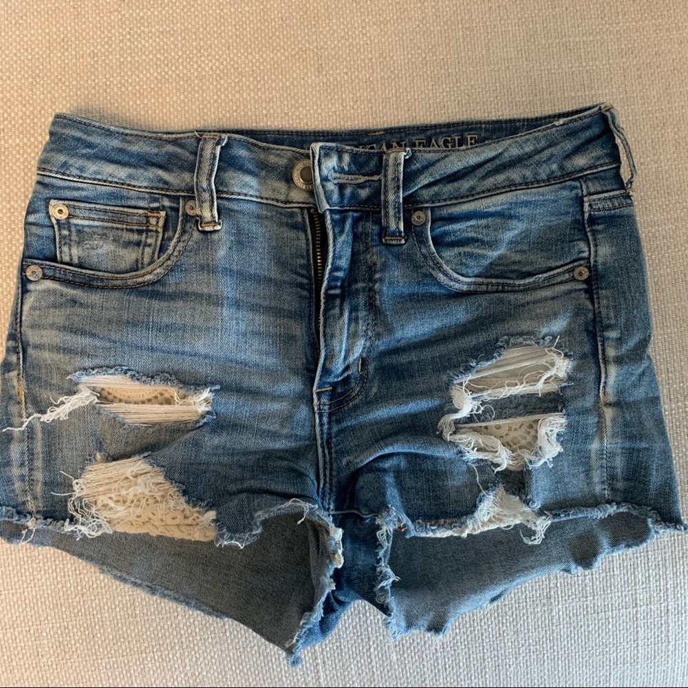 denim short shorts